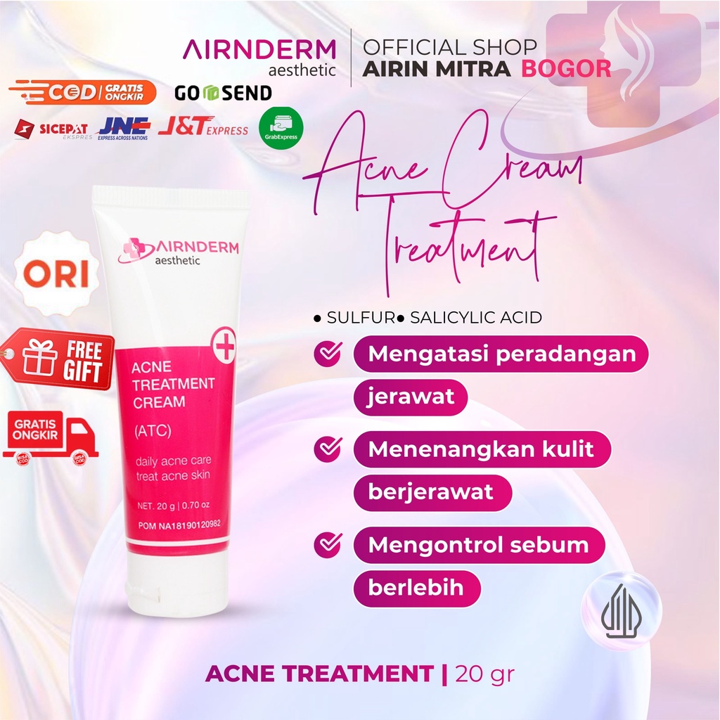 Airin Acne Treatment Cream Airnderm Aesthetic (by AIRIN BEAUTY)