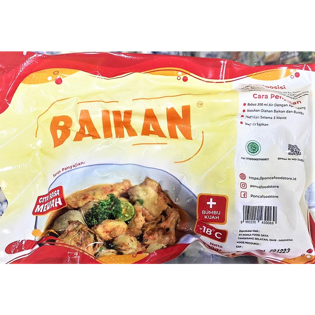 

Ponca Baikan 250gr