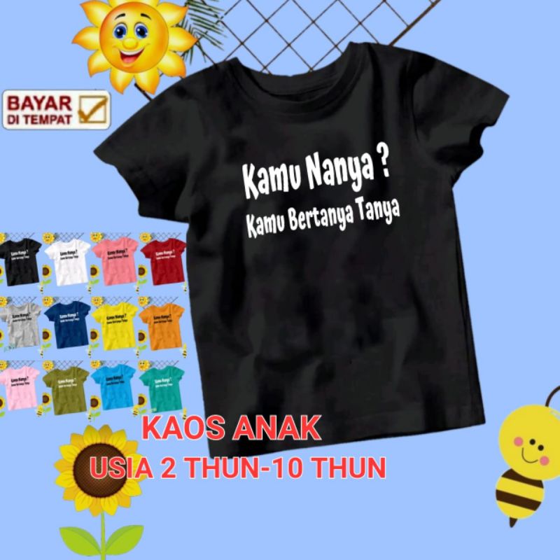 KAOS ANAK CWO/CWE USIA 2 THN-10 THN (???)