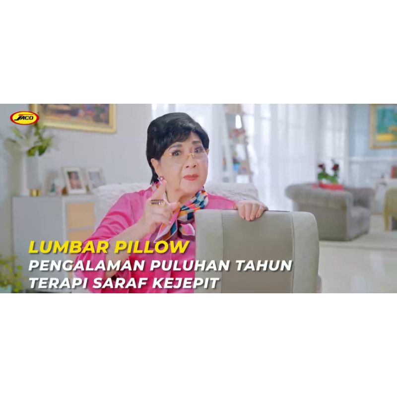 JACO Curvature Lumbar Pillow Gen 2 Bantal Terapi Syaraf Terjepit Terapi Tulang Belakang
