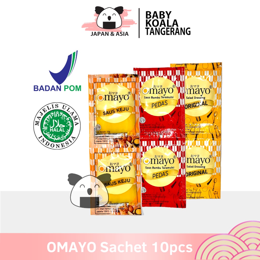 

OMAYO Mayo Pedas Renteng 10 pcs Halal │ Mayonnaise Spicy-