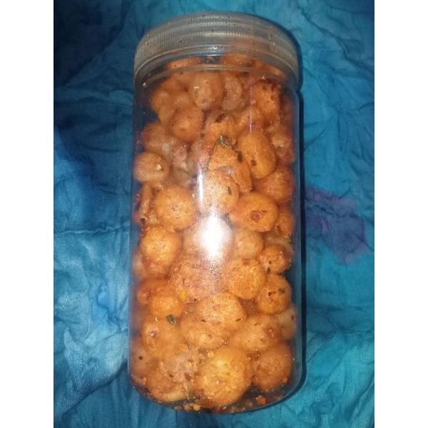 

Cimol Kering Pedas Toples Kekinian Ukuran 170 Gram