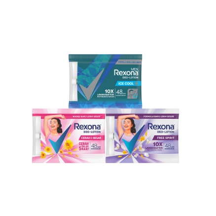 REXONA Deo Lotion Deodorant Sachet /Deodorant rexona kemasan sachet