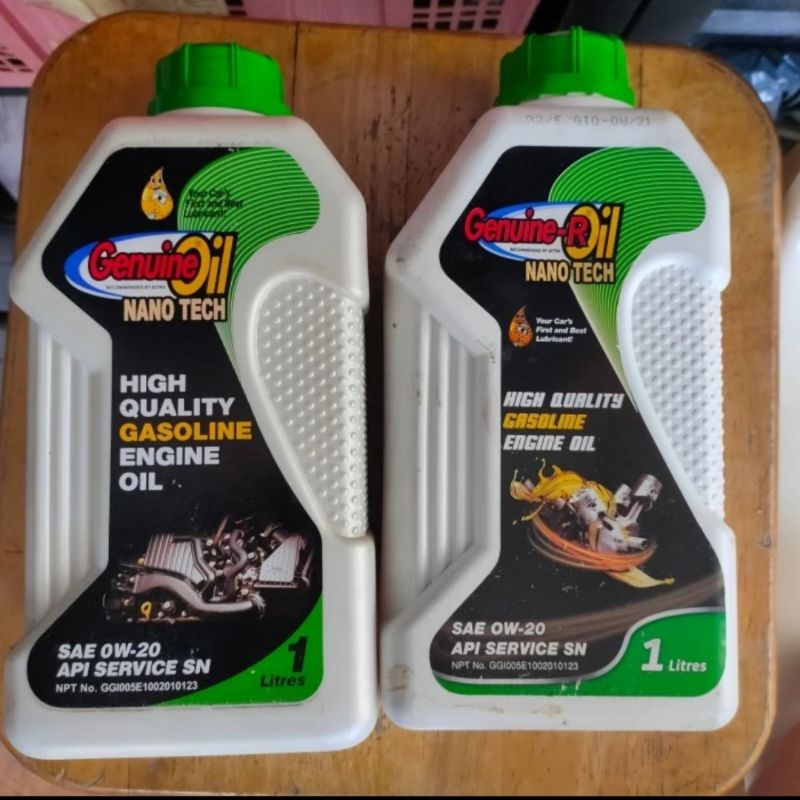 OLIE DAIHATSU AYLA / SIGRA / TERIOS ASTRA GENUINE SAE 0W-20 API SN ORI WITH NANO TECH 1 LITER