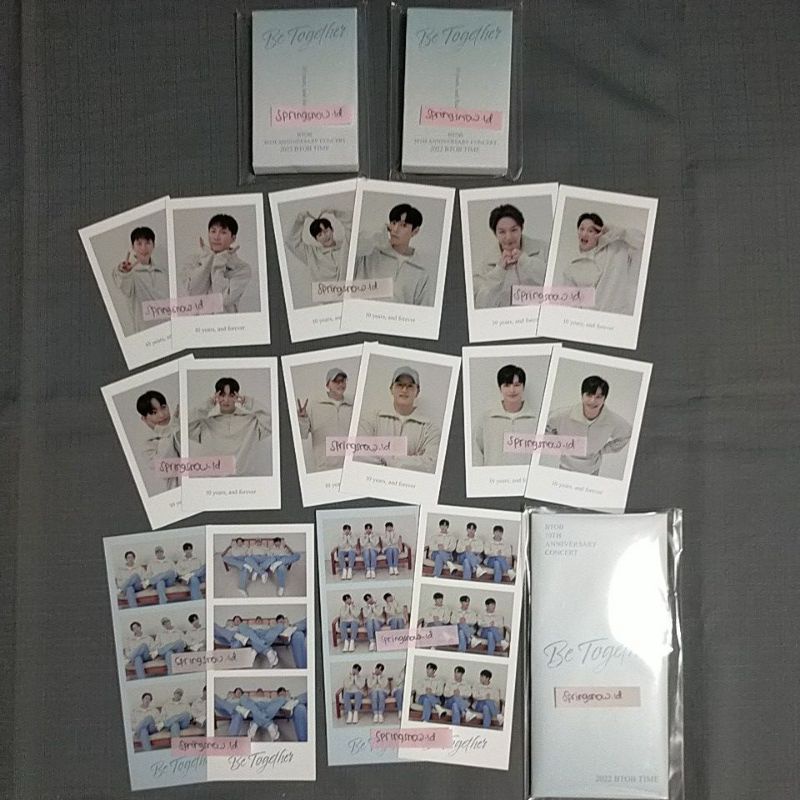 BTOB POLAROID 3CUT PHOTOSET 10th ANNIVE CONCERT BE TOGETHER BTOB TIME 2022 PHOTOCARD PC MERCHANDISE 
