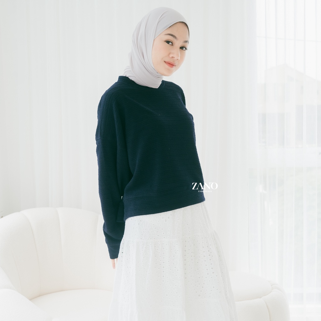 ZANO BASICS Sweater Crop Grizel