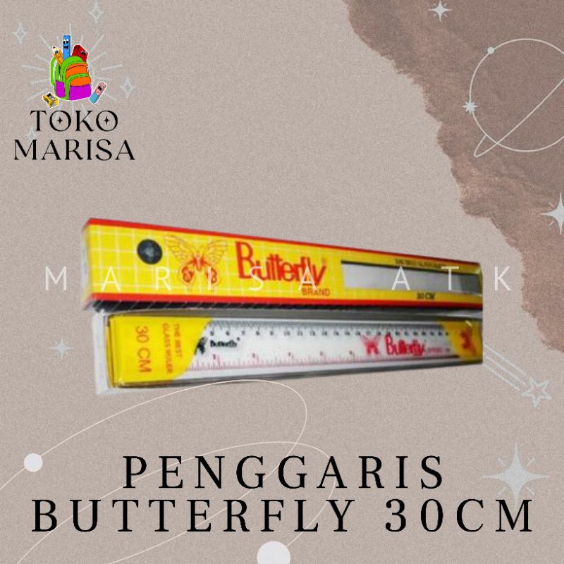 

Penggaris Butterfly 30 cm