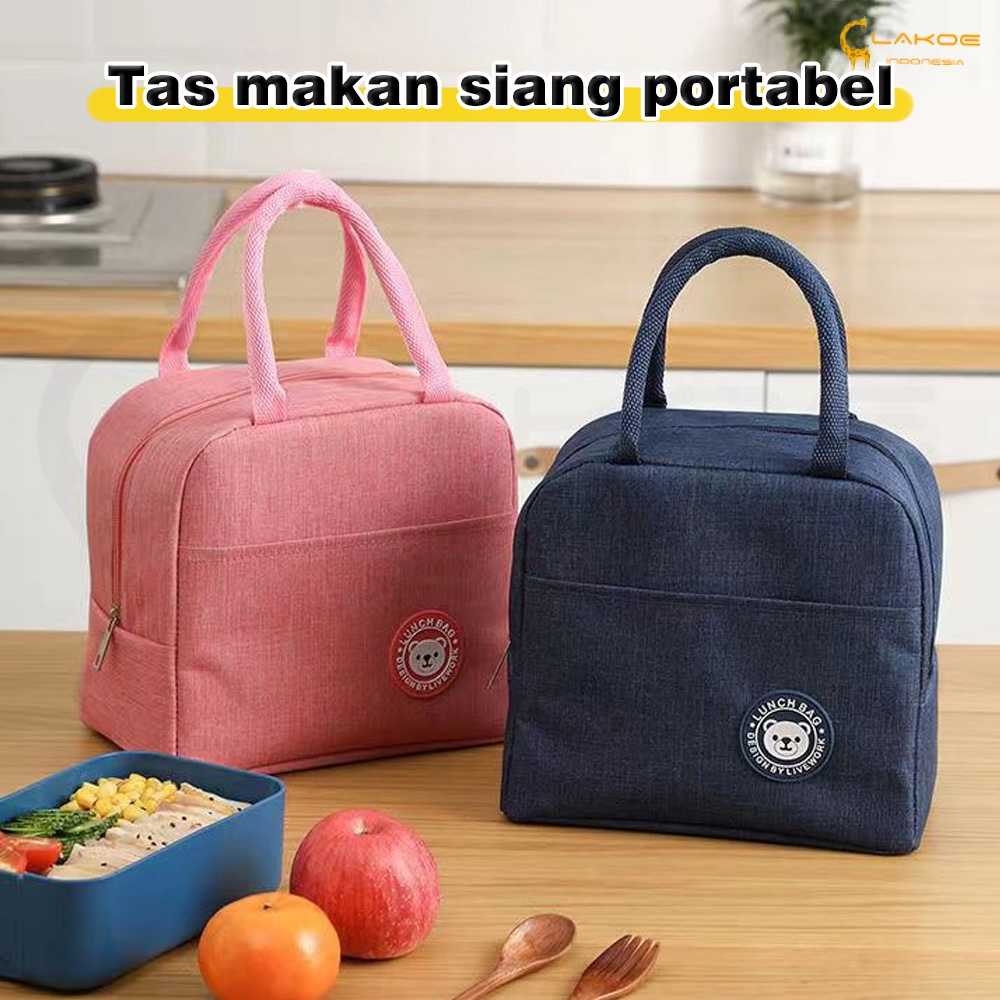 Tas bekal lunch bag Salur Makanan Aluminiu cooler bag asi