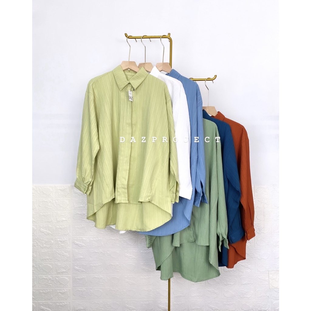 Chika Airflow Blouse Polos LD 120  Blouse Crincle Airflow