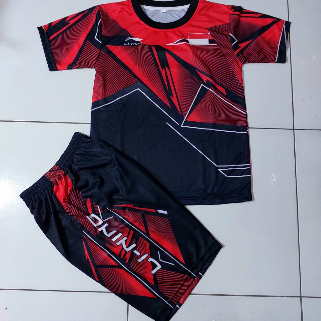 setelan volli baju kaops volli anak/ setelan futsal anak size s.m. l