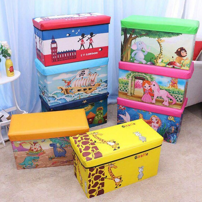 Storage Box Storage Box Besar Lipat Multifungsi Kotak Penyimpanan Mainan Anak Box
