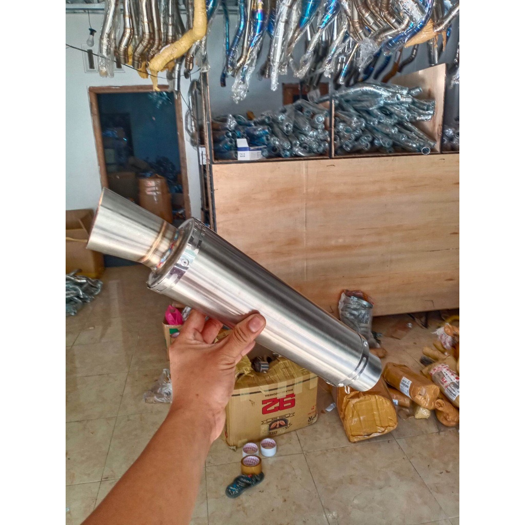 Slincer Knalpot Racing Custom Polos Scoopy Prestige New Beat New Deluxe GENIO Vario Aerox Lexi NMAX 