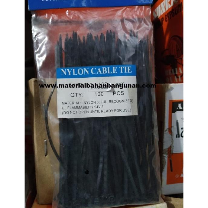 

Cable Ties Panjang 12 cm Lebar 2.5 mm Hitam Ikat Kabel Jual Grosir citrab44