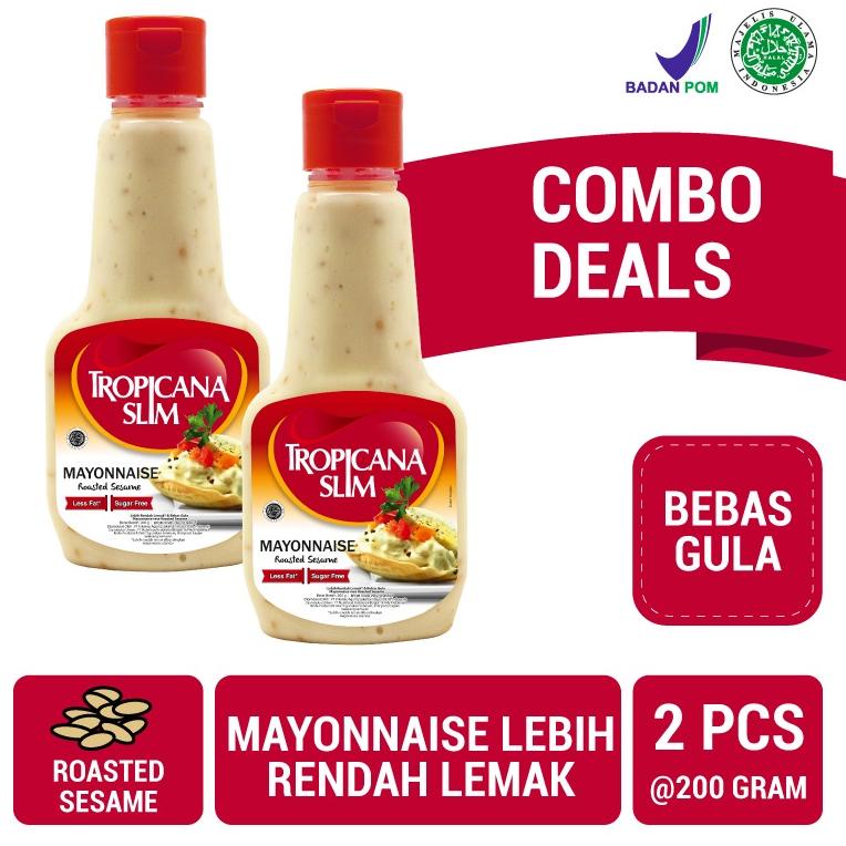 

Terlaris.. Twin Pack Tropicana Slim Mayonnaise 200 gr Bantu Dukung Hidup 48