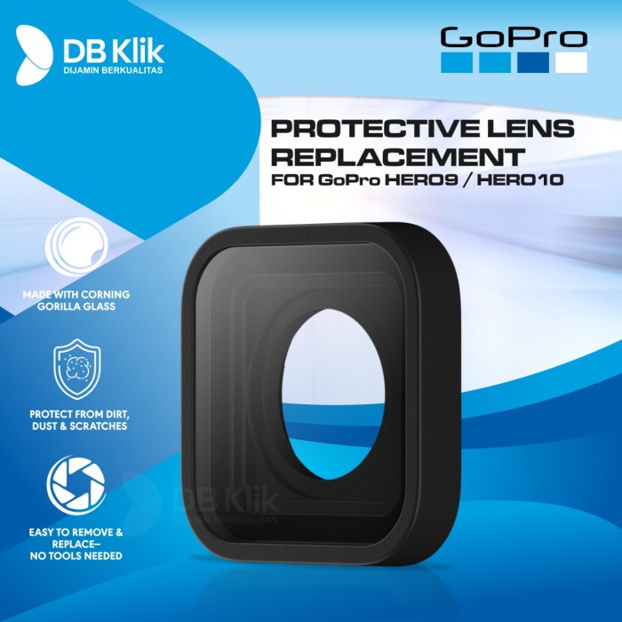 Protective Lens Replacement Gopro For Gopro Hero9 / Hero10 Black #Original