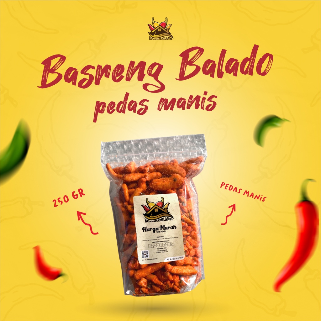 

BASRENG BALADO 250 GR DAUN JERUK