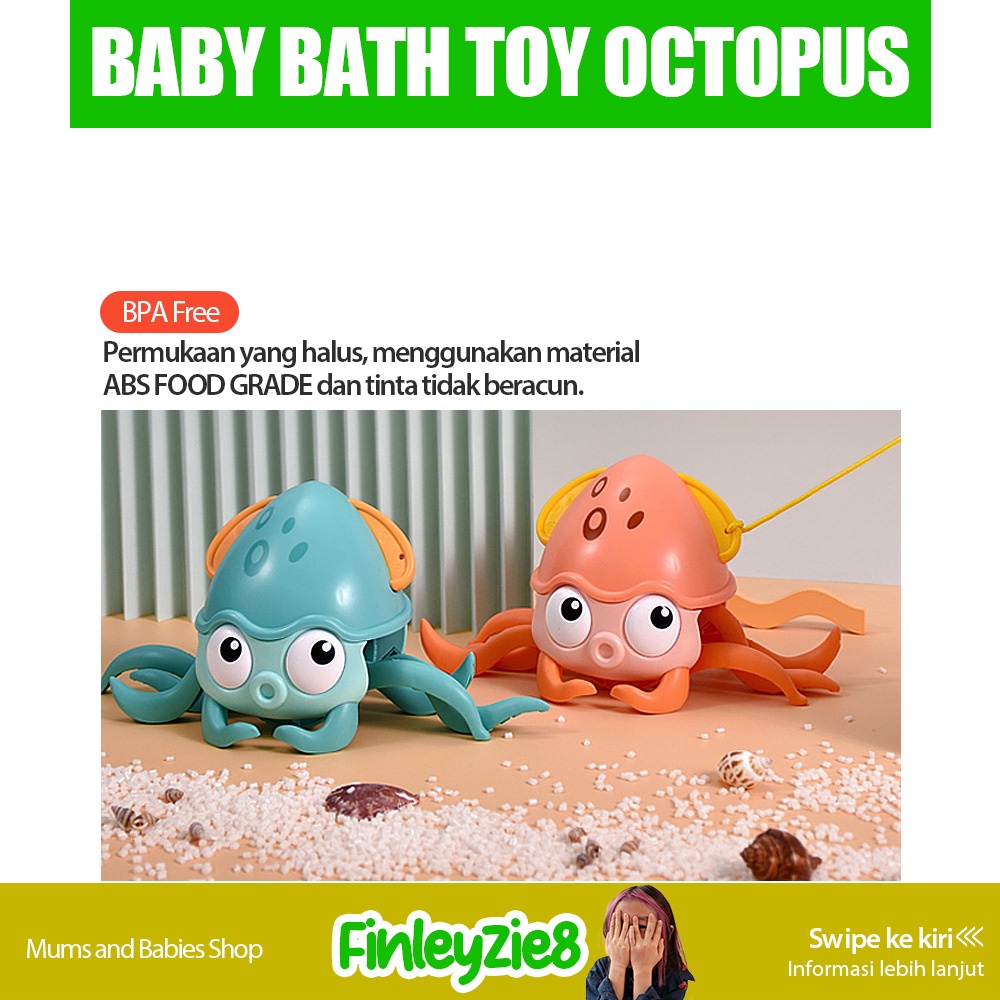 Mainan Mandi Anak / Mainan Mandi Bayi / Mainan Mandi Octopus / Toys / Mainan Gurita / Mainan mandi anak toys octopus plastik tanpa baterai bisa berenang / Mainan Octopus / Mainan Octopus Berjalan /Mainan Gurita Berjalan / Mainan Gurita Bergerak / Mainan