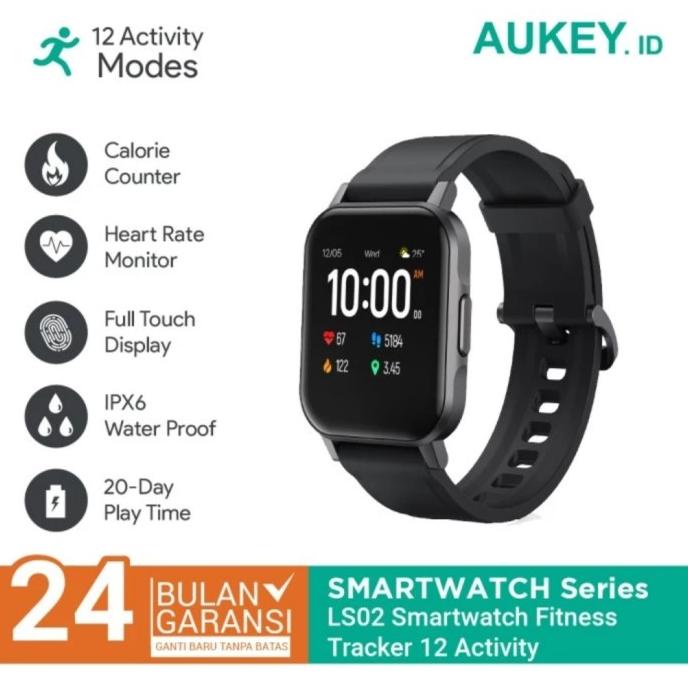 Discount Smartwatch Aukey LS02 Fitnes Tracker 12 Activity - GARANSI RESMI SMART WATCH PRIA/SMART WATCH WANITA/SMART WATCH ANAK