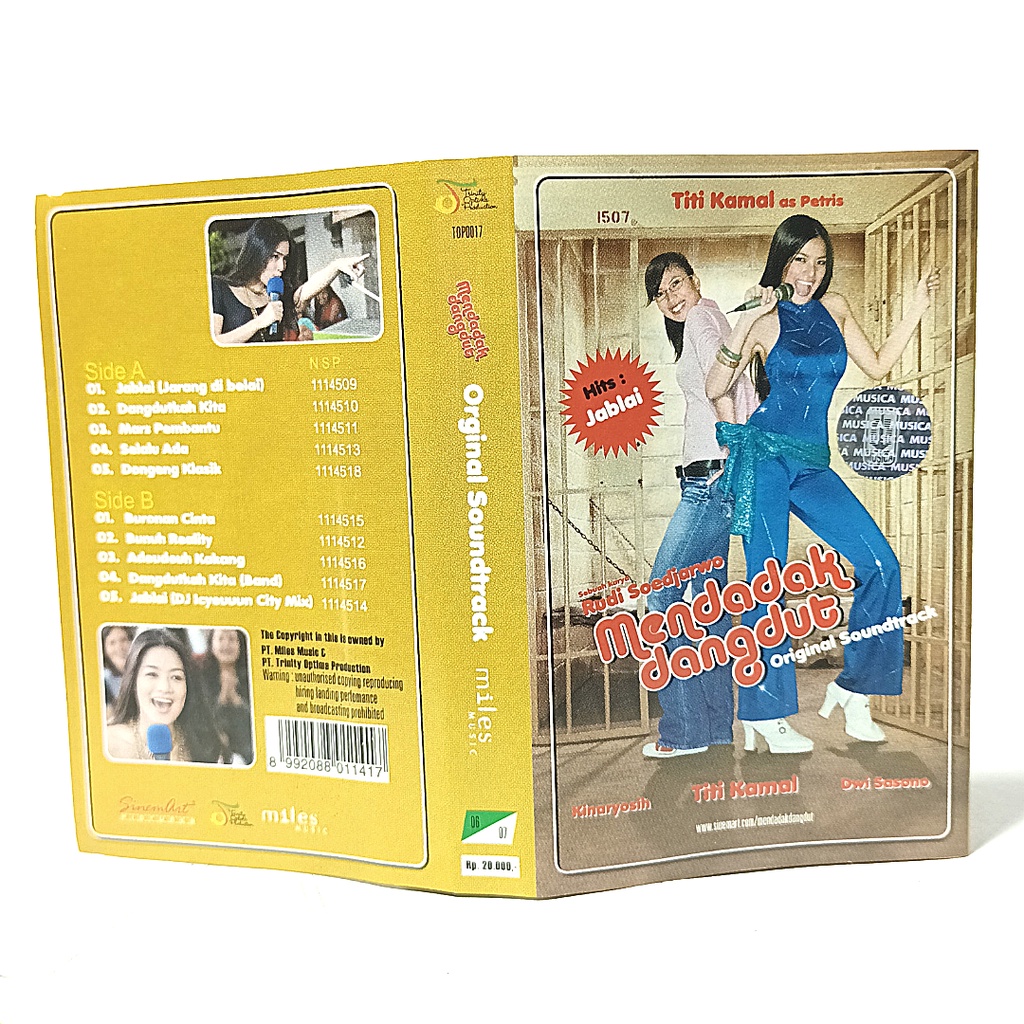 kaset tape Soundtrack Mendadak Dangdut open sealed