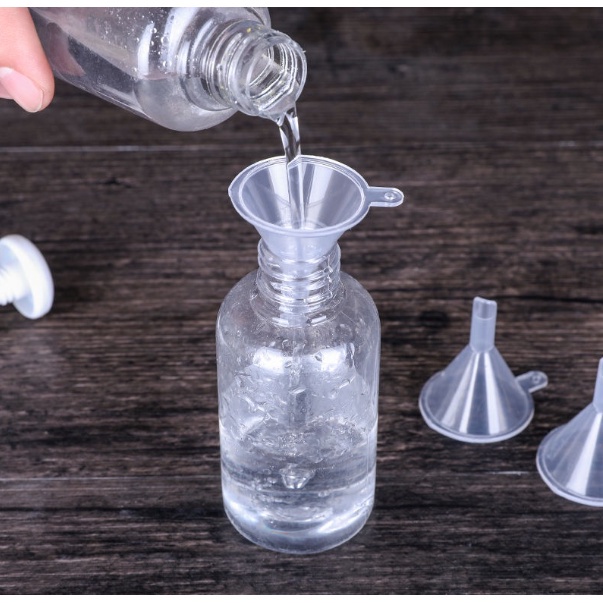 PA Corong Mini Plastik Transparan / Corong Kecil Untuk Refill Minyak Wangi Essential / Funnel Small For Refill Parfume Oil Botol Semprot isi Parfum Serbaguna PR118