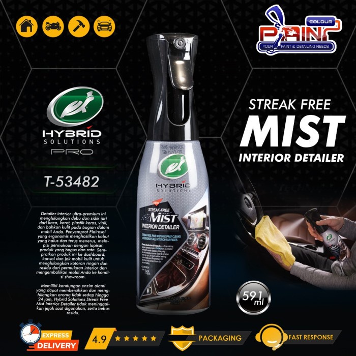 Turtle Wax Hybrid Solutions Streak Free Mist - Interior Detailer Mobil