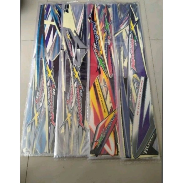 STRIPING STIKER HONDA KARISMA X 125 D STANDART ORIGINAL ALL WARNA
