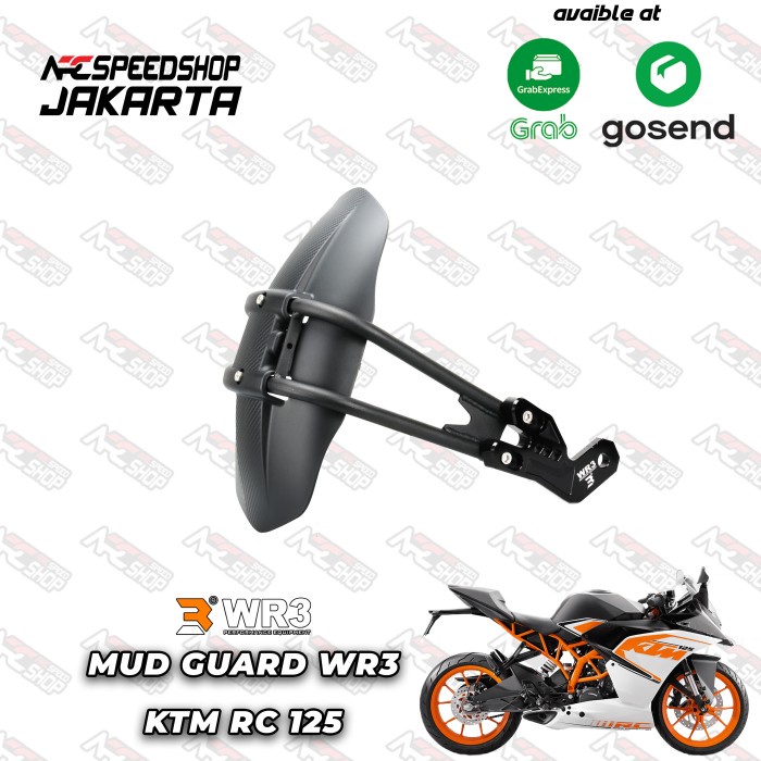 Mudguard Wr3 / Spakbor Belakang Wr3 Ktm Rc 125 #Original