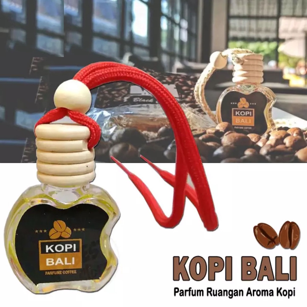 [DEASTORE] PARFUM KOPI BALI BOTOL CAIR BLACK COFFE - PEWANGI MOBIL CAIR - PENGHARUM ALAMI KOPI