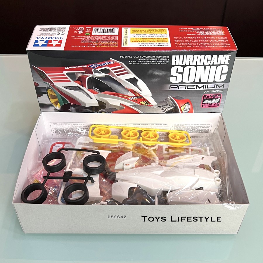 Mainan Rakit Mobil Tamiya Mini 4WD - Hurricane Sonic (ORIGINAL)