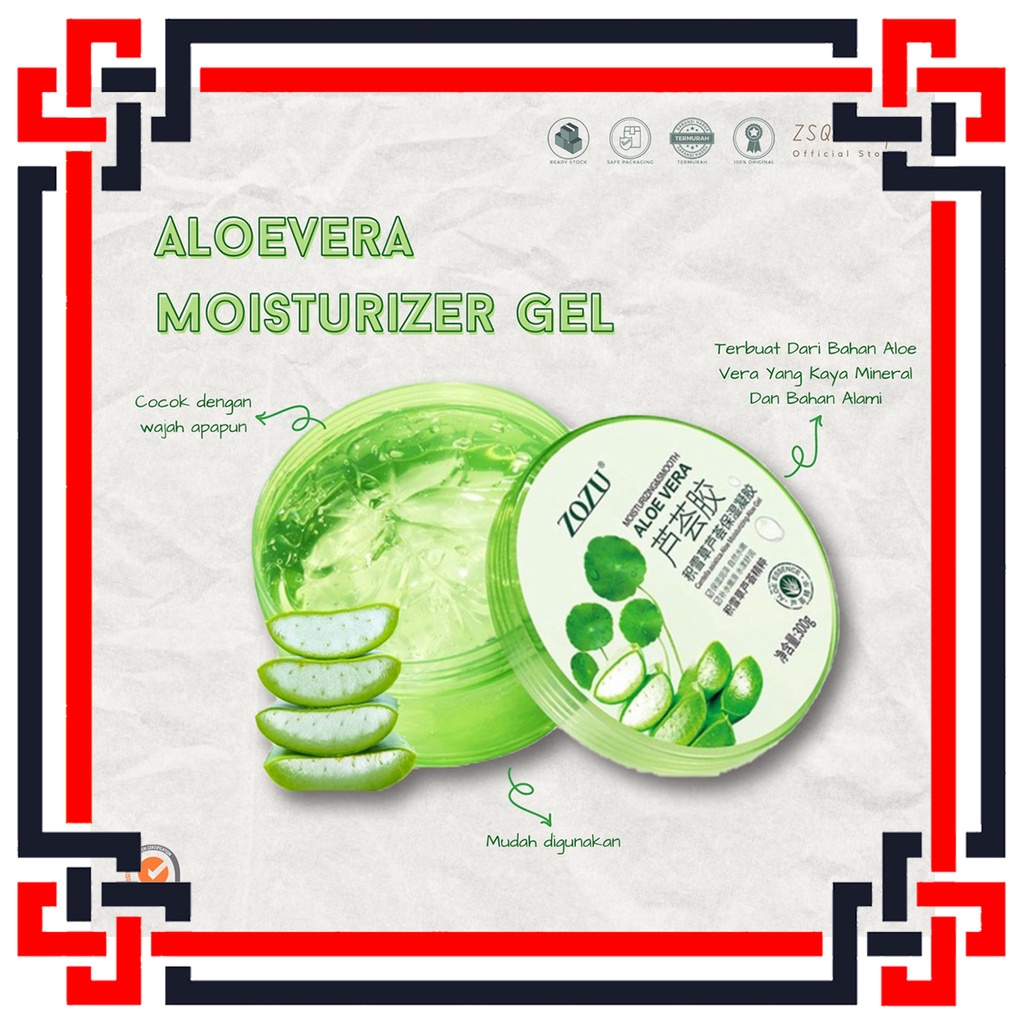 LS Pelembab Wajah Aloevera Moisturizer Gel Natural 200 Gram Original