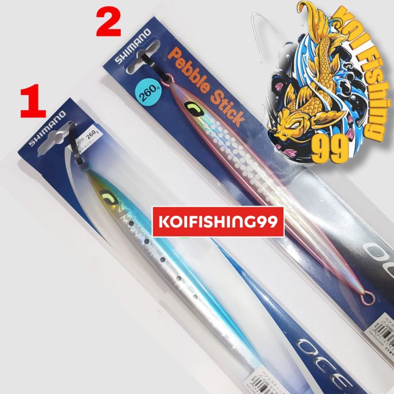 UMPAN METAL JIG SHIMANO PEBBLE STICK 260 GRAM