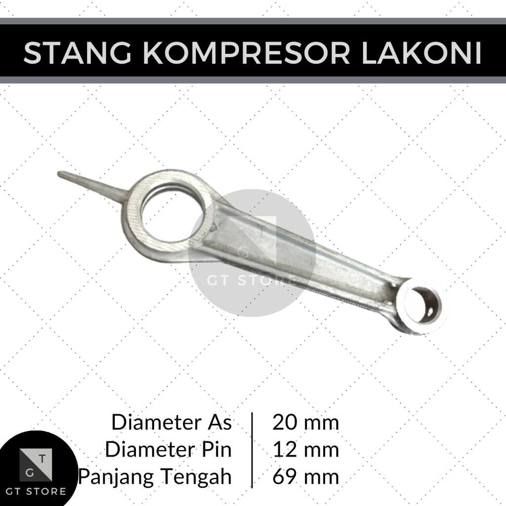 Stang Piston Seher Kompresor Angin LAKONI Panjang Connecting Rod Kompresor Angin LAKONI Panjang
