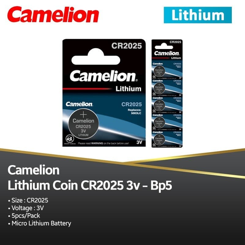 Baterai/Battery/Batere Camelion CR2025 3V Isi 1 Pcs - BB - BB