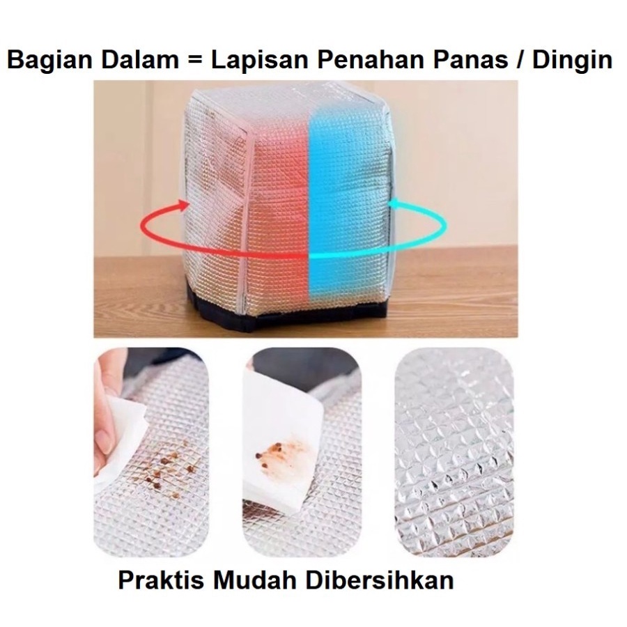 Lunch Bag Tas Bekal Makanan Cooler Bag Insulated Cooler Bag Penahan Suhu