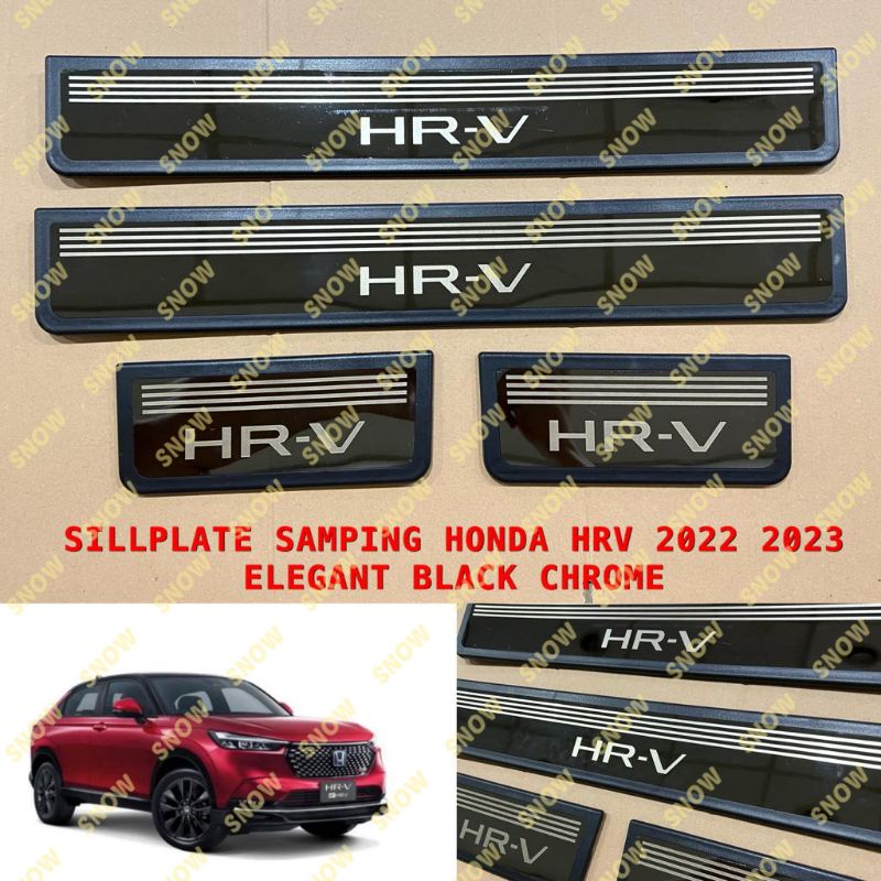 Sillplate Samping Honda HR-V HRV 2022 2023 2024 Up Elegant Black Chrome