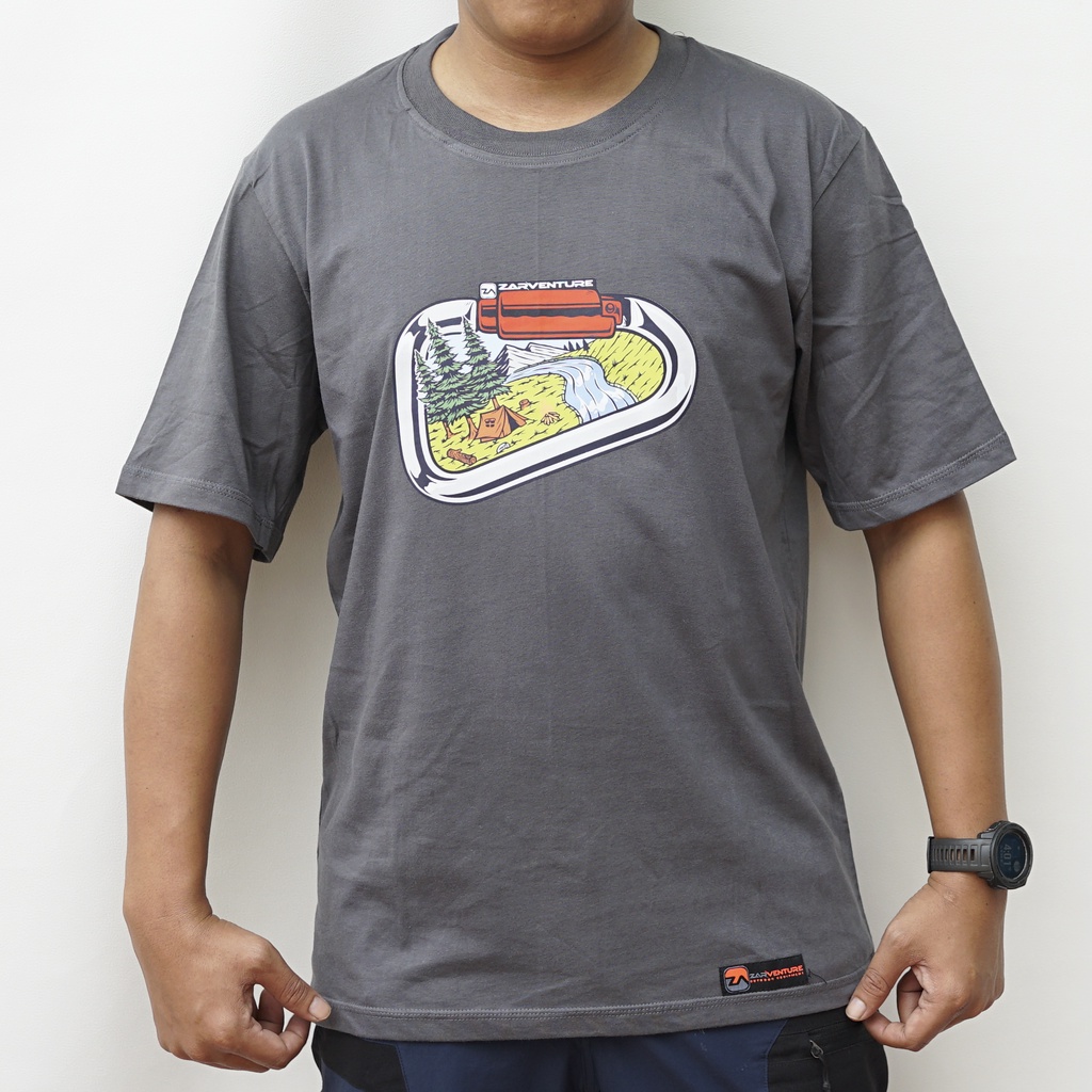 kaos tshirt tema adventure hiking zarventure 1019