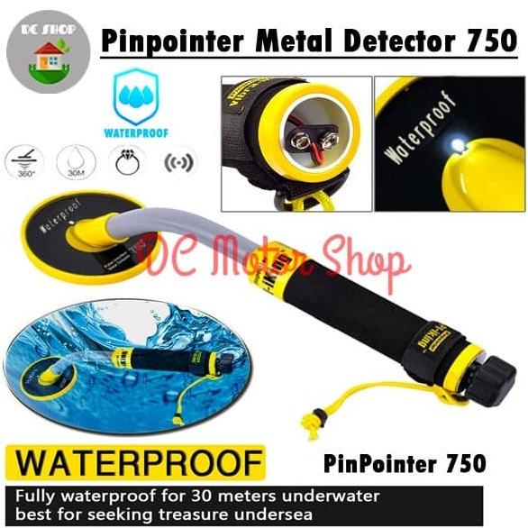 PI-iking 750 Waterproof Metal Detector 30M Underwater Metal Detector dc-motor90 Kualitas Baik