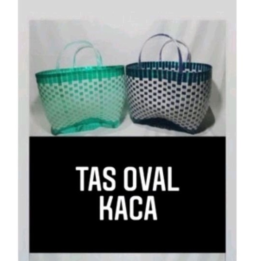 TASANYAMANJR.SHOP - Tas Oval Kaca Besar