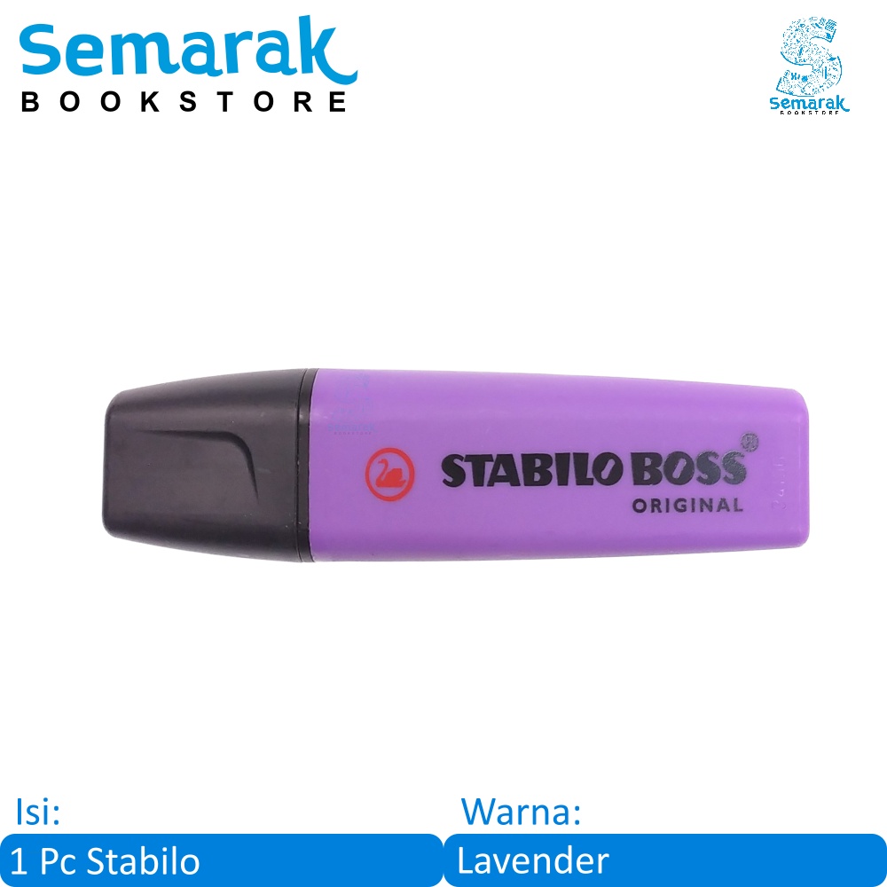 

Stabilo 70/65 Boss Original Highlighter Fluorescent Color - Lavender [1 Stabilo]