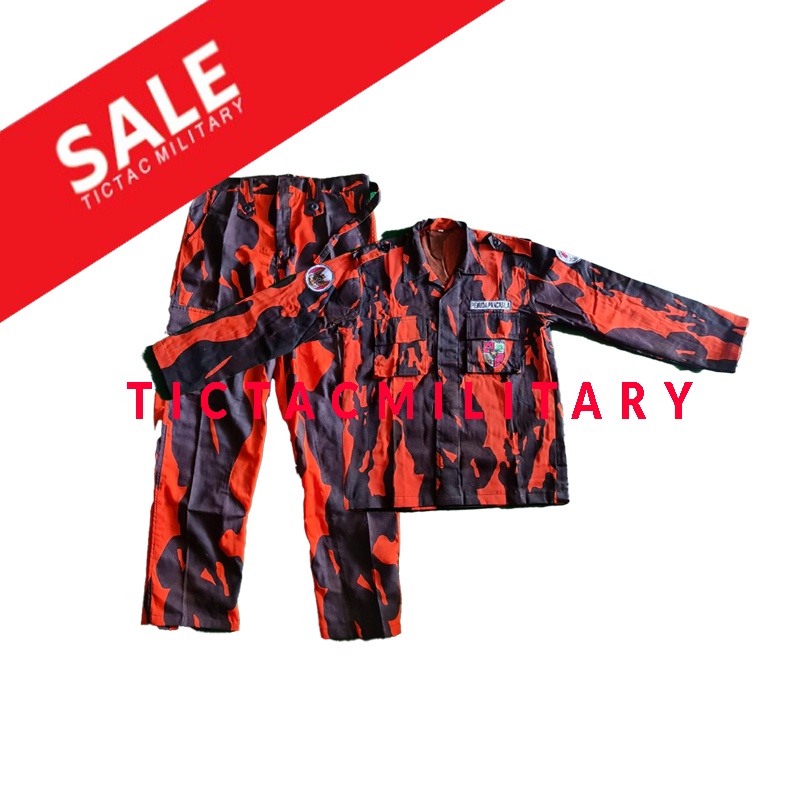 Setelan PEMUDA PANCASILA / setelan seragam baju pemuda pancasila PDL lapangan