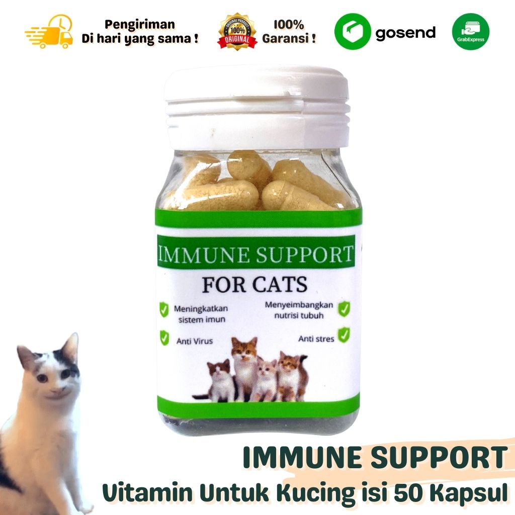 IMMUNE SUPPORT FOR CAT VITAMIN KUCING