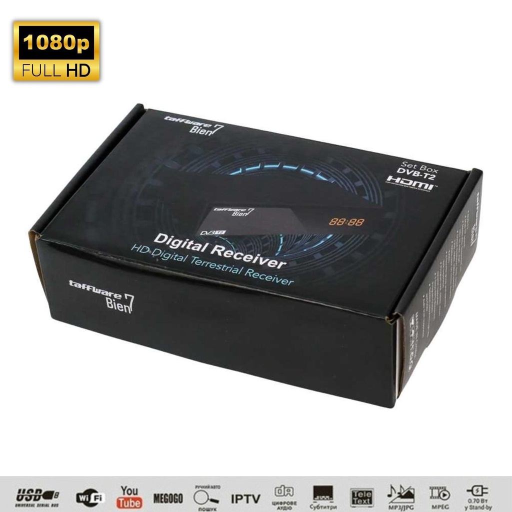 TV Digital Set Top Box STB DVB T2 Paket Set Box Siaran TV Digital Jernih Bersih Kualitas HD 1080P