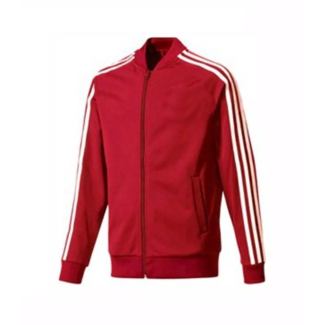 INDO - Jaket  Tractop Casual Firebird Polyster | Jacket Olaharga Pria/Wanita Merah