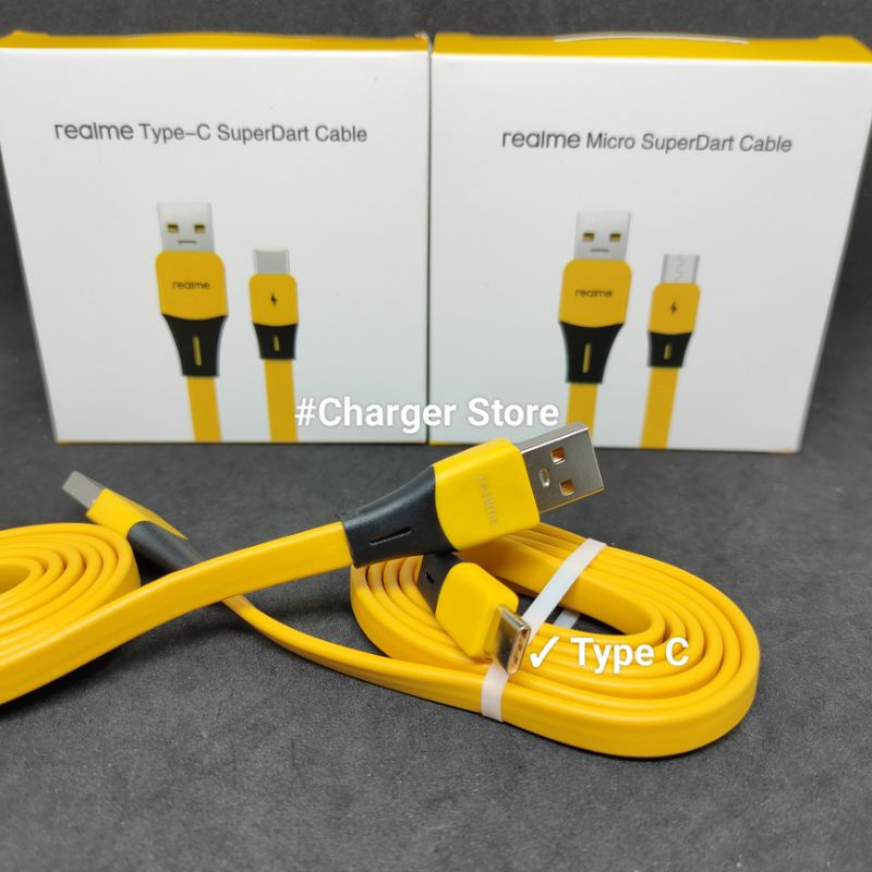 Kabel Data Realme Type C 65W ORIGINAL SUPER DART VOOC