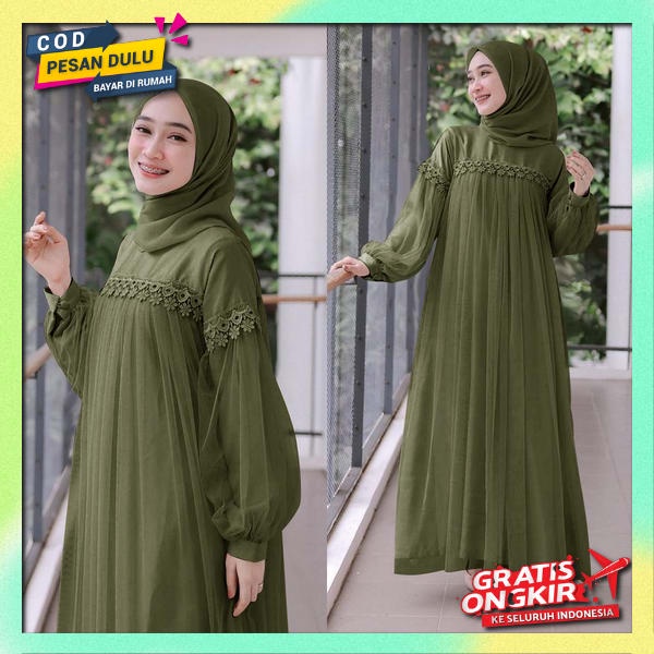 Baju Ghamis Import Dress Syari Murah Dress Syari Murah Baju Ghamis Import Pesta Gmis Muslimah Elegan