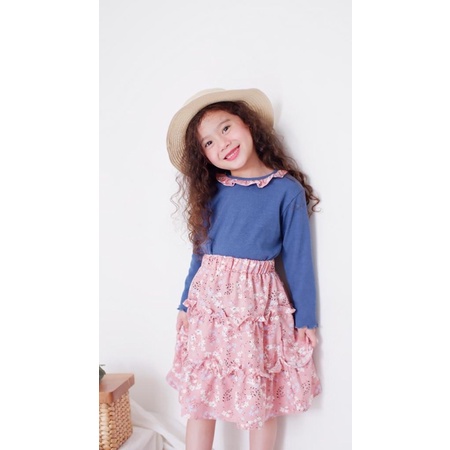 RACHIDKIDS / SETELAN ANAK CEWEK LUCU / ARUMI SKIRT SET