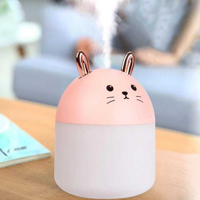 Cat Humidifier Kucing A11 Pelembab Udara Air Purifier Diffuser 250ML LED Light