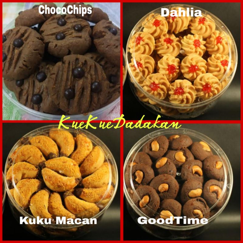 

Paket Kue Lebaran Hemat Mix 250 Gram isi 4 toples