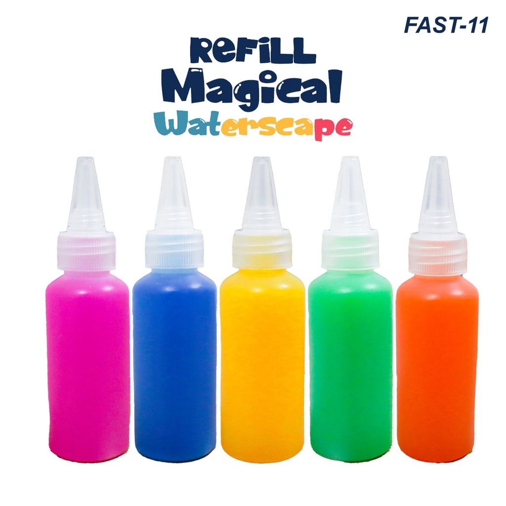 Reffil Mainan Edukasi Anak Magical Waterscape Gel dan Serbuk Penggumpal Edukatif