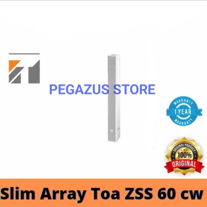 TOA Speaker ZS-S60 CW CB Original Toa Slim Array 60W ZS S60CW